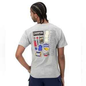 Champion Provisions Graphic T-Shirt - Oxford Gray - XL - Rare